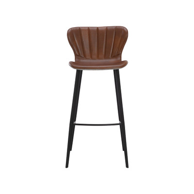 Sunpan Arabella Barstool - Bravo Cognac - November Grey