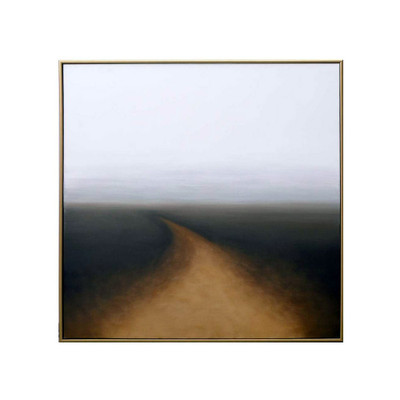 Sunpan Autumn Silence - 48" X 48" - Gold Floater Frame