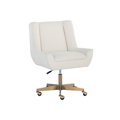 Sunpan Mirian Office Chair - Zenith Alabaster