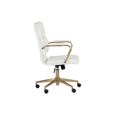 Sunpan Kleo Office Chair - Snow