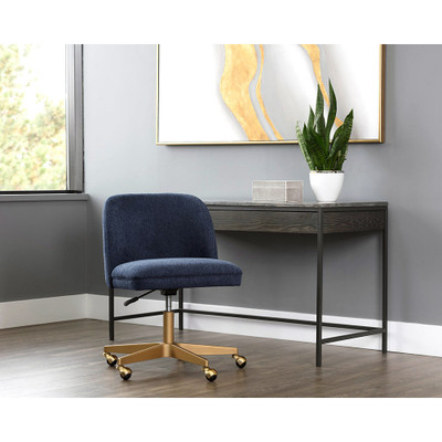 Sunpan Kenna Office Chair - Belfast Navy