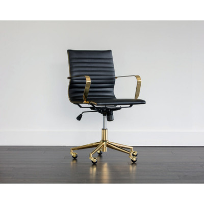 Sunpan Jessica Office Chair - Black