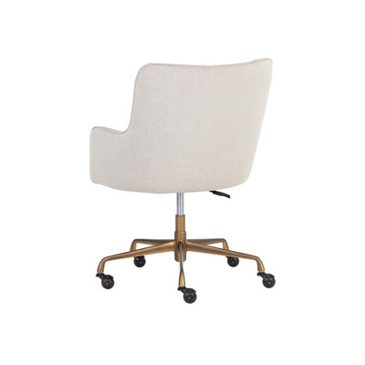 Sunpan Franklin Office Chair - Beige Linen