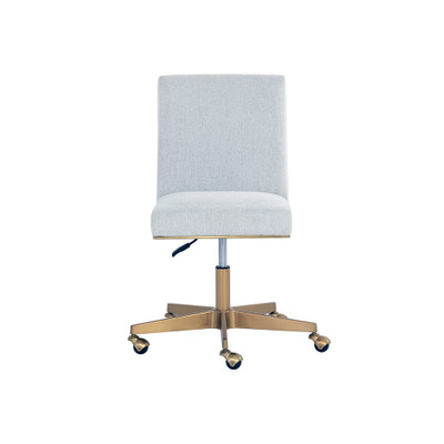 Sunpan Dean Office Chair - Brushed Brass - Ernst Silverstone