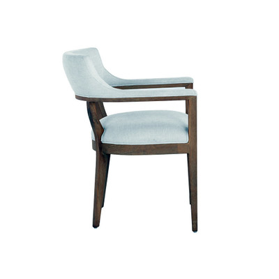 Sunpan Brylea Dining Armchair - Natural - Heather Ivory Tweed