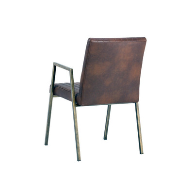 Sunpan Homer Dining Armchair - Bravo Cognac