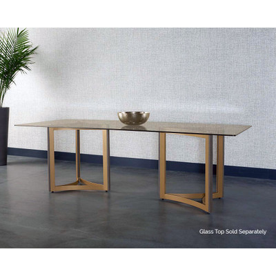 Sunpan Mendoza Dining Table Base (Set Of 2)