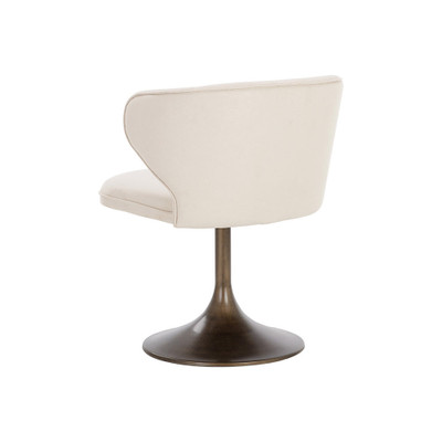 Sunpan Simone Swivel Dining Chair - Casablanca Cloud