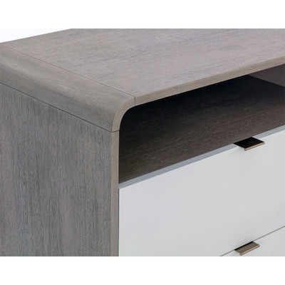 Sunpan Kayden Dresser - Oyster Shagreen