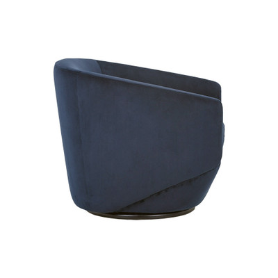 Sunpan Treviso Swivel Lounge Chair - Metropolis Blue