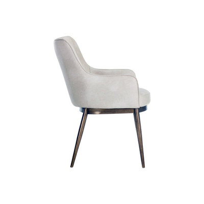 Sunpan Franklin Dining Armchair - Bravo Cream