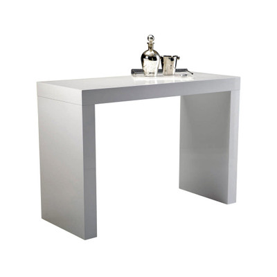 Sunpan Faro Bar Table - High Gloss White