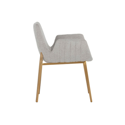 Sunpan Lucano Dining Armchair - Belfast Heather Grey