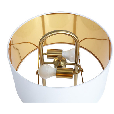 Sunpan Kezna Table Lamp - White Marble - Matte White