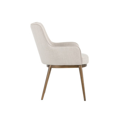 Sunpan Franklin Dining Armchair - Beige Linen