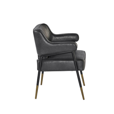 Sunpan Derome Dining Armchair - Bravo Portabella