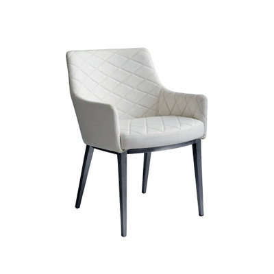 Sunpan Chase Dining Armchair - White