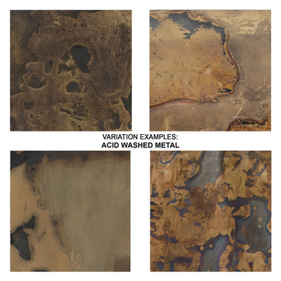 Jamie Young Crown Side Table - Acid Wash Metal - Small