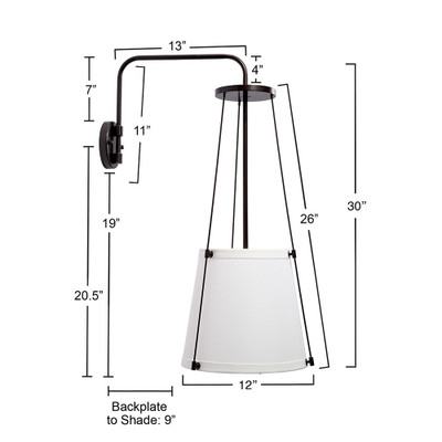 Jamie Young California Wall Sconce - Bronze