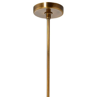 Jamie Young Cambrai Brass & Glass Pendant - Small