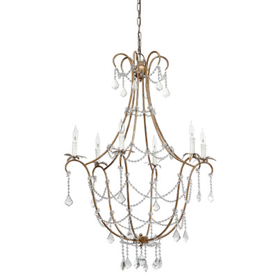 Jamie Young Scarlett Crystal Chandelier