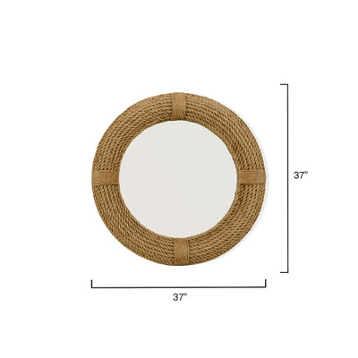 Jamie Young Round Rope Mirror