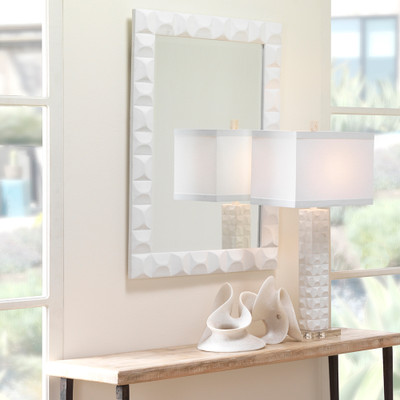 Jamie Young Astor Plaster Mirror - White