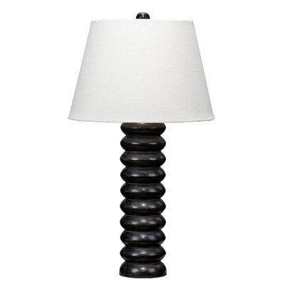Jamie Young Abacus Mango Wood Table Lamp - Black