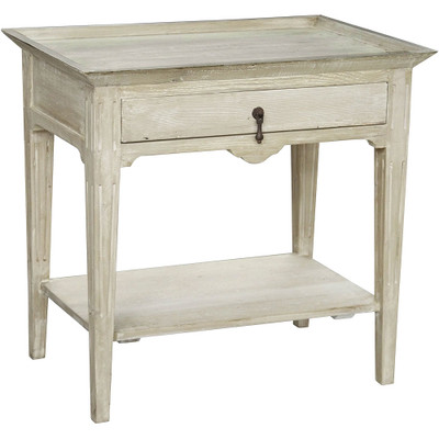 CFC Lily Nightstand - Grey Wash Wax