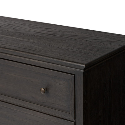 Amber Lewis x Four Hands Geoffrey Tall Dresser - Smoked Black Veneer