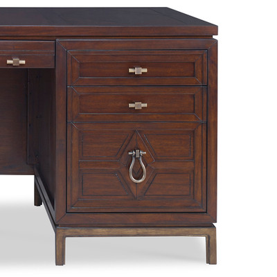 Ambella Home Diamond Executive Desk - Dark