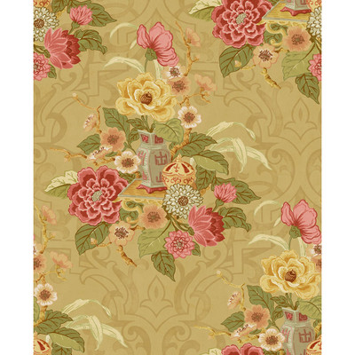 Seabrook Designs Dynasty Floral - Metallic Gold
