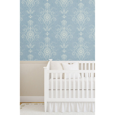 Seabrook Designs Colette Cameo - Bleu Bisque