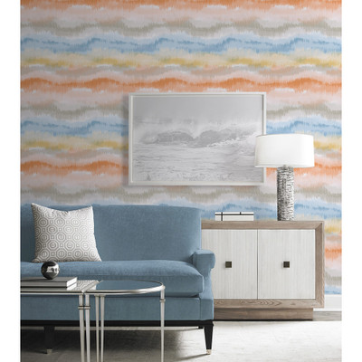 Lillian August Ikat Waves - Sunset