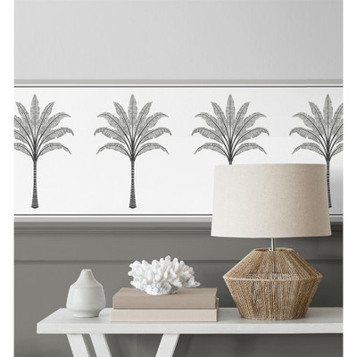 Harry & Grace Montgomery Palm Border - Harbor Grey