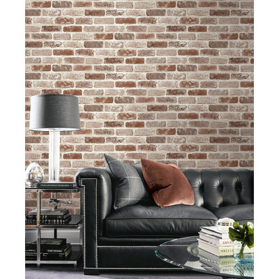 NextWall Washed Brick - Adobe