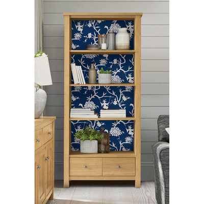 NextWall Chinoiserie Silhouette - Navy Blue