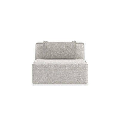Caracole Marbella Armless Chair - Cream