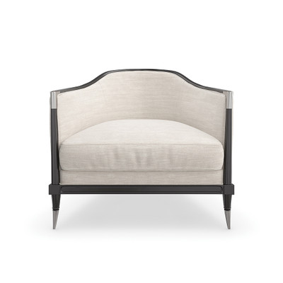 Caracole Splash Of Flash Chair - Ivory Linen