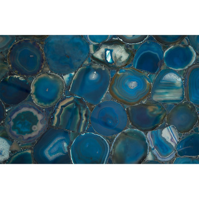 Phillips Collection Agate Console Table - Stainless Steel Base (Closeout)