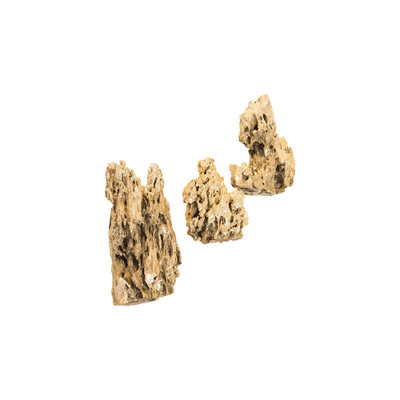 Phillips Collection Stalagmite Wall Art Plated Brass - Set of 3 - Assorted Size and Shape (Closeout)