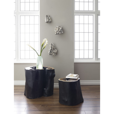 Phillips Collection Stalagmite Wall Art Chrome - Set of 3 - Assorted Size and Shape