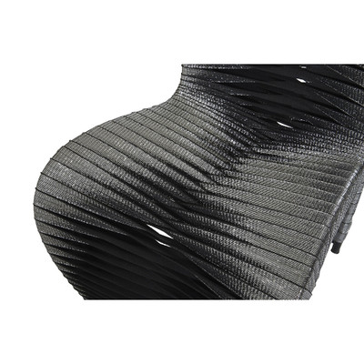 Phillips Collection Seat Belt Dining Chair - Silver - Metallic (Closeout)