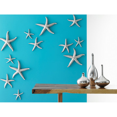 Phillips Collection Starfish - Silver Leaf - Set of 4 - MD