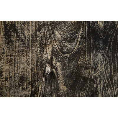 Phillips Collection Black Wash Stool - Square