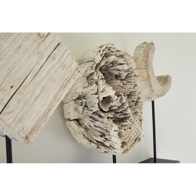 Phillips Collection Eroded Wood Block on Stand - Assorted