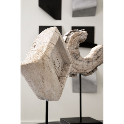 Phillips Collection Eroded Wood Block on Stand - Assorted