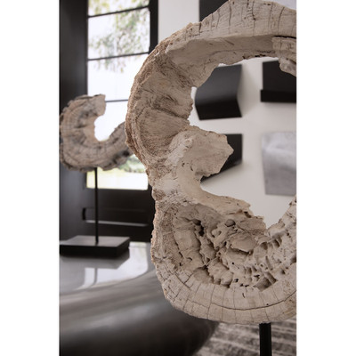 Phillips Collection Eroded Wood Block on Stand - Assorted