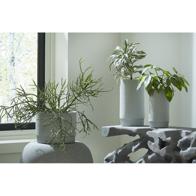 Phillips Collection Harvest Planter - Medium - Light Gray