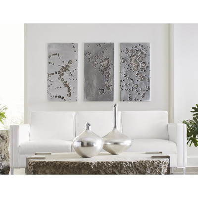 Phillips Collection Splotch Wall Art - Rectangle - Silver Leaf I